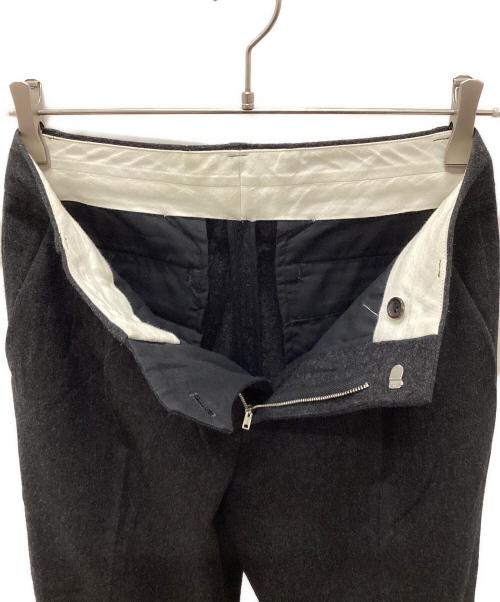 MARGARET HOWELL（マーガレットハウエル）MARGARET HOWELL (マーガレットハウエル) FOX BROTHERS (フォックスブラザーズ) ウールタックガウチョパンツ グレー サイズ:Ⅰの古着・服飾アイテム