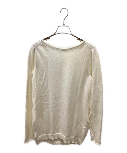 Yohji Yamamoto FEMME（ヨウジヤマモトファム）Yohji Yamamoto FEMME (ヨウジヤマモトファム) 薄手カーディガン ベージュ サイズ:2の古着・服飾アイテム