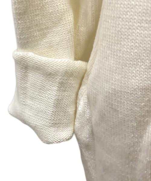 Yohji Yamamoto FEMME（ヨウジヤマモトファム）Yohji Yamamoto FEMME (ヨウジヤマモトファム) 薄手カーディガン ベージュ サイズ:2の古着・服飾アイテム