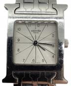 HERMESエルメス）の古着「Hウォッチ」｜ホワイト