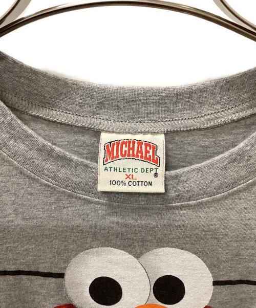 MICHAEL ATHLETIC DEPT（ミカエルアスレチックデプト）MICHAEL ATHLETIC DEPT (ミカエルアスレチックデプト) SESAME STREET (セサミストリート) 90'sプリントTシャツ グレー サイズ:XLの古着・服飾アイテム
