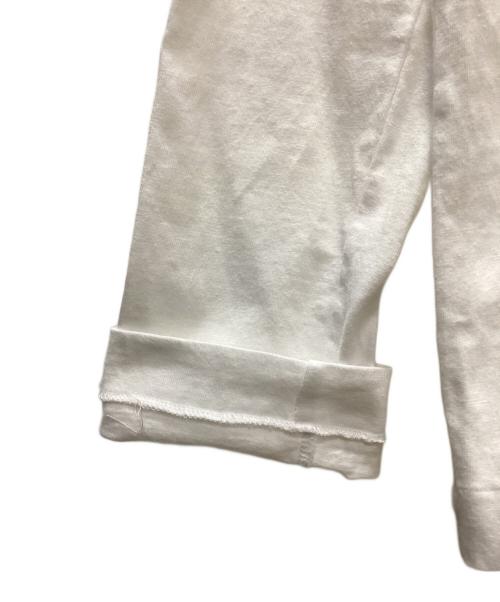 PLAY COMME des GARCONS（プレイコムデギャルソン）PLAY COMME des GARCONS (プレイコムデギャルソン) 長袖カットソー ホワイト サイズ:Ｌの古着・服飾アイテム