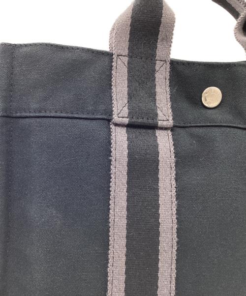 HERMES（エルメス）HERMES (エルメス) フールトゥPM ブラック×グレーの古着・服飾アイテム