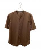 Acne studiosアクネ ストゥディオス）の古着「半袖シャツ」｜ブラウン