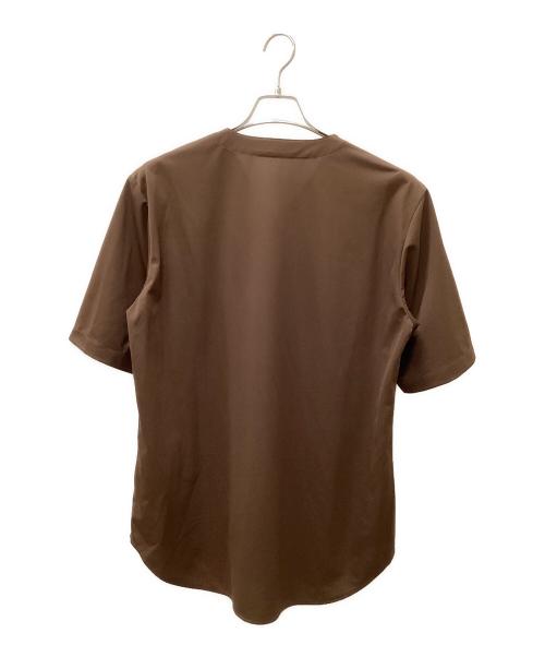 Acne studios（アクネ ストゥディオス）Acne studios (アクネ ストゥディオス) 半袖シャツ ブラウン サイズ:46の古着・服飾アイテム