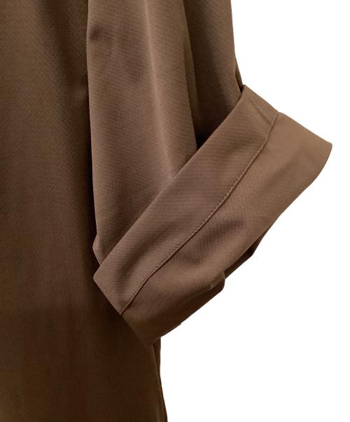 Acne studios（アクネ ストゥディオス）Acne studios (アクネ ストゥディオス) 半袖シャツ ブラウン サイズ:46の古着・服飾アイテム