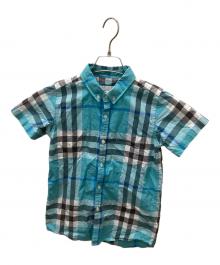 BURBERRY CHILDREN（バーバリー チルドレン）の古着「半袖シャツ」｜ライトブルー