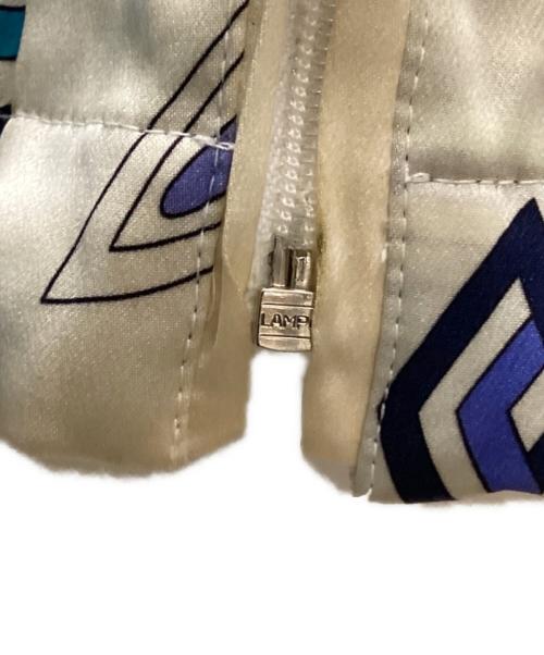 Emilio Pucci（エミリオ プッチ）Emilio Pucci (エミリオ プッチ) 00's 総柄フルジップパーカー ベージュ×ブルー サイズ:34の古着・服飾アイテム