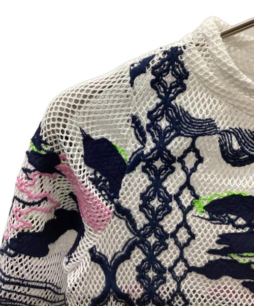 VIVIENNE TAM（ヴィヴィアンタム）VIVIENNE TAM (ヴィヴィアンタム) 2015ssコレクション アーカイブ ワンピース ホワイトの古着・服飾アイテム