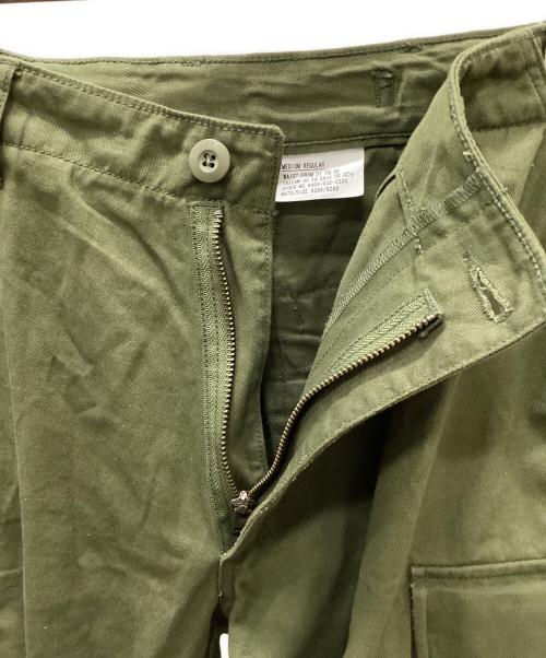 US ARMY（ユーエスアーミー）US ARMY (ユーエスアーミー) ジャングルファティーグパンツ グリーン サイズ:W31-35の古着・服飾アイテム