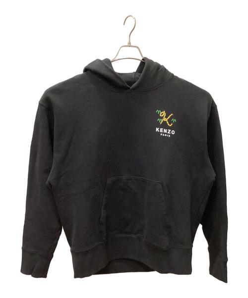 KENZO（ケンゾー）KENZO (ケンゾー) タイガーテイル オーバーサイズフーディー ブラック サイズ:XLの古着・服飾アイテム