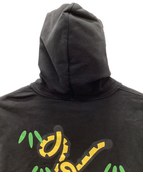 KENZO（ケンゾー）KENZO (ケンゾー) タイガーテイル オーバーサイズフーディー ブラック サイズ:XLの古着・服飾アイテム