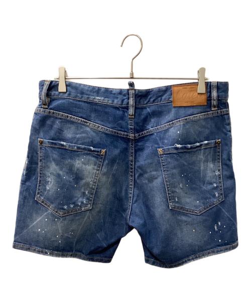 DSQUARED2（ディースクエアード）DSQUARED2 (ディースクエアード) デニムハーフパンツ インディゴ サイズ:50の古着・服飾アイテム