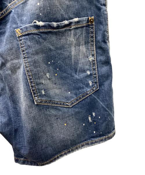 DSQUARED2（ディースクエアード）DSQUARED2 (ディースクエアード) デニムハーフパンツ インディゴ サイズ:50の古着・服飾アイテム