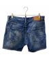 DSQUARED2 (ディースクエアード) デニムハーフパンツ インディゴ サイズ:50：7000円
