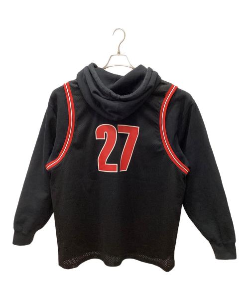 SUPREME（シュプリーム）SUPREME (シュプリーム) Basketball Jersey Hooded Sweatshirt ブラック サイズ:XLargeの古着・服飾アイテム