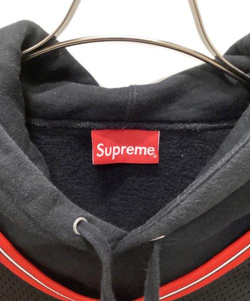 SUPREME（シュプリーム）SUPREME (シュプリーム) Basketball Jersey Hooded Sweatshirt ブラック サイズ:XLargeの古着・服飾アイテム