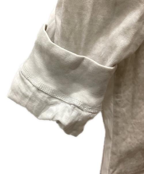 SUPREME（シュプリーム）SUPREME (シュプリーム) 長袖カットソー ホワイト×レッド サイズ:Lの古着・服飾アイテム