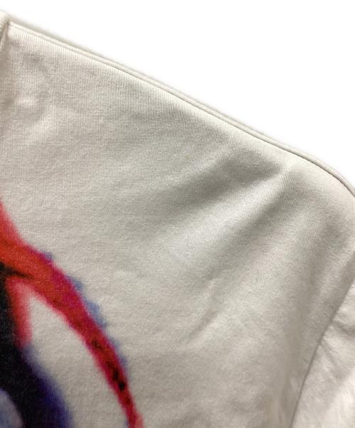 SUPREME（シュプリーム）SUPREME (シュプリーム) 長袖カットソー ホワイト×レッド サイズ:Lの古着・服飾アイテム