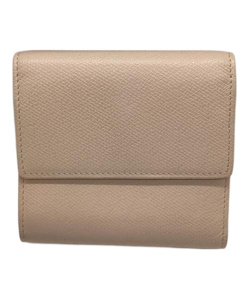 CHANEL（シャネル）CHANEL (シャネル) ココボタン 3つ折財布 ベージュの古着・服飾アイテム