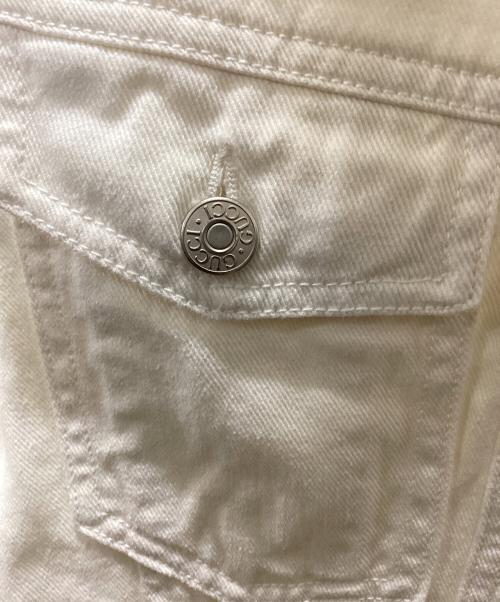 GUCCI（グッチ）GUCCI (グッチ) オールドGUCCI　ロングベスト ホワイト サイズ:40の古着・服飾アイテム