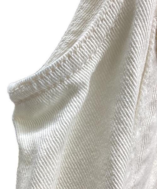 GUCCI（グッチ）GUCCI (グッチ) オールドGUCCI　ロングベスト ホワイト サイズ:40の古着・服飾アイテム