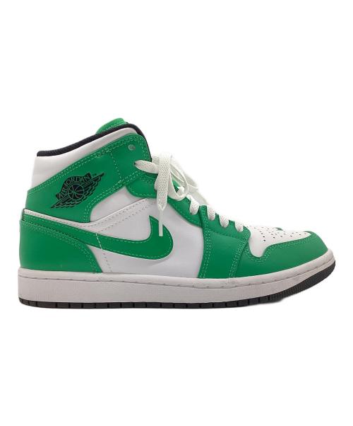NIKE（ナイキ）NIKE (ナイキ) Air Jordan 1 Mid Lucky Green グリーン×ホワイト サイズ:25cmの古着・服飾アイテム