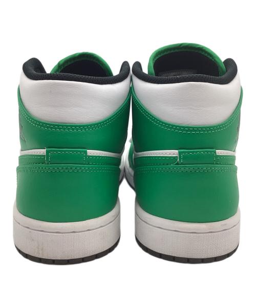 NIKE（ナイキ）NIKE (ナイキ) Air Jordan 1 Mid Lucky Green グリーン×ホワイト サイズ:25cmの古着・服飾アイテム