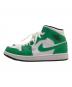 NIKE (ナイキ) Air Jordan 1 Mid Lucky Green グリーン×ホワイト サイズ:25cm：9000円