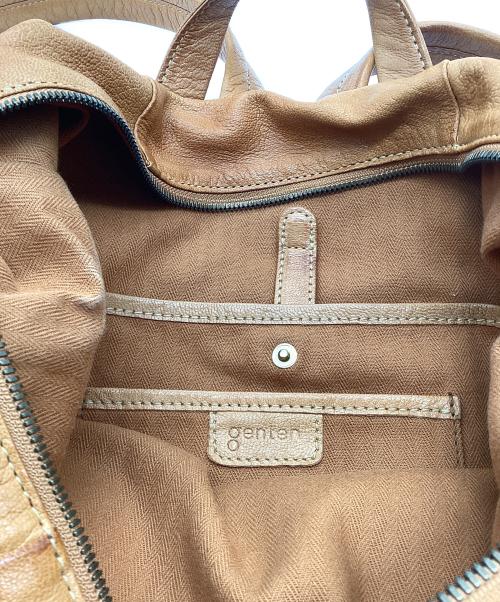 genten（ゲンテン）genten (ゲンテン) コンパクトリュック ブラウンの古着・服飾アイテム