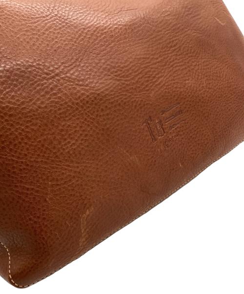 genten（ゲンテン）genten (ゲンテン) レザーショルダーバッグ ブラウンの古着・服飾アイテム