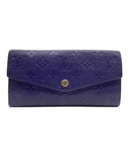 LOUIS VUITTON（ルイ ヴィトン）LOUIS VUITTON (ルイ ヴィトン) ポルトフォイユ・キュリユーズ ネイビーの古着・服飾アイテム