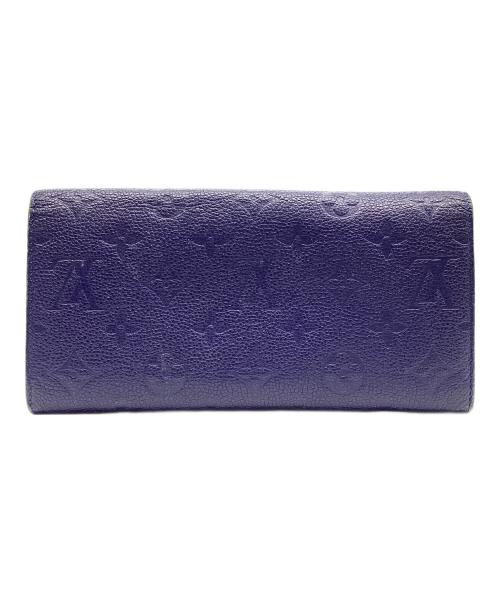 LOUIS VUITTON（ルイ ヴィトン）LOUIS VUITTON (ルイ ヴィトン) ポルトフォイユ・キュリユーズ ネイビーの古着・服飾アイテム