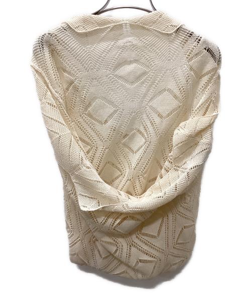 Spick and Span（スピック＆スパン）Spick and Span (スピックアンドスパン) ダイヤ透かし編みニットキャミワンピース ベージュ サイズ:表記無しの古着・服飾アイテム