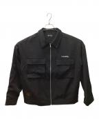 SUBCIETYサブサエティ）の古着「ジップアップジャケット」｜ブラック