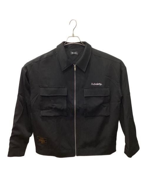 SUBCIETY（サブサエティ）SUBCIETY (サブサエティ) ジップアップジャケット ブラック サイズ:Mの古着・服飾アイテム