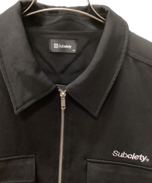 SUBCIETY（サブサエティ）SUBCIETY (サブサエティ) ジップアップジャケット ブラック サイズ:Mの古着・服飾アイテム