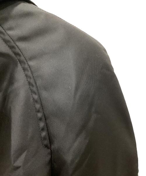 PRADA（プラダ）PRADA (プラダ) ナイロンダブルトレンチコート ブラック サイズ:38の古着・服飾アイテム
