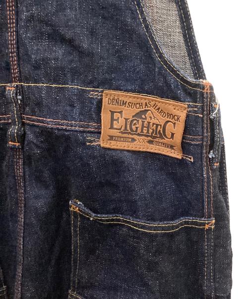 EIGHT G（エイトジー）EIGHT G (エイトジー) デニムオーバーオール インディゴ サイズ:W34L34の古着・服飾アイテム
