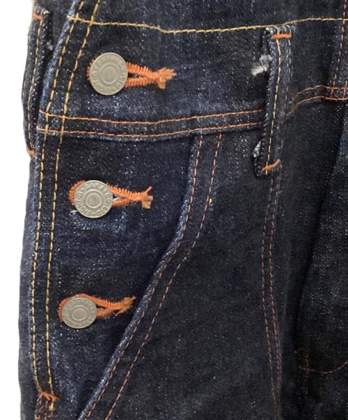 EIGHT G（エイトジー）EIGHT G (エイトジー) デニムオーバーオール インディゴ サイズ:W34L34の古着・服飾アイテム