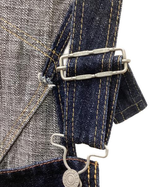 EIGHT G（エイトジー）EIGHT G (エイトジー) デニムオーバーオール インディゴ サイズ:W34L34の古着・服飾アイテム