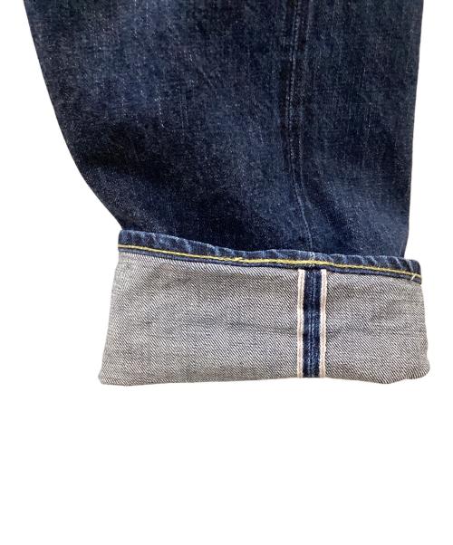 EIGHT G（エイトジー）EIGHT G (エイトジー) 15オンスセルヴィッチデニム・ナローストレートジーンズ インディゴ サイズ:W34L34の古着・服飾アイテム