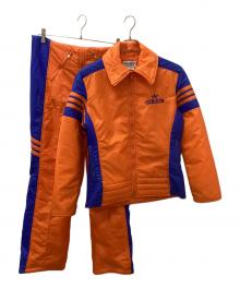古着 adidas（フルギ アディダス）の古着「70-80's　デサント社 スキーウェア上下セット」｜オレンジ×ブルー