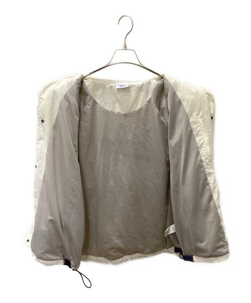 KEBOZ（ケボズ）KEBOZ (ケボズ) ICON NYLON TRACK JACKET ホワイト×ネイビー サイズ:LARGEの古着・服飾アイテム
