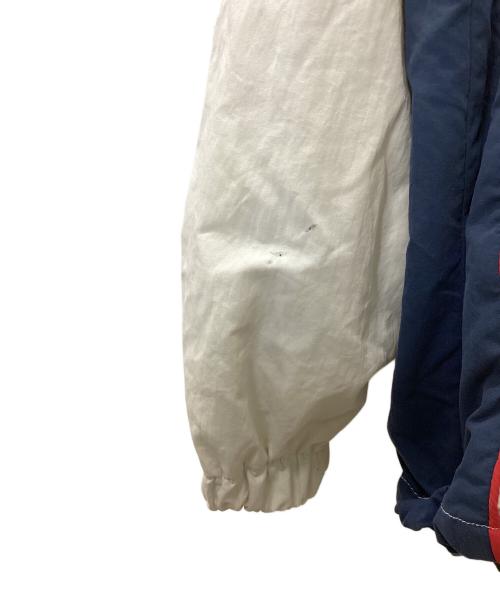 KEBOZ（ケボズ）KEBOZ (ケボズ) ICON NYLON TRACK JACKET ホワイト×ネイビー サイズ:LARGEの古着・服飾アイテム