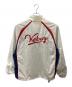 KEBOZ (ケボズ) ICON NYLON TRACK JACKET ホワイト×ネイビー サイズ:LARGE：6000円