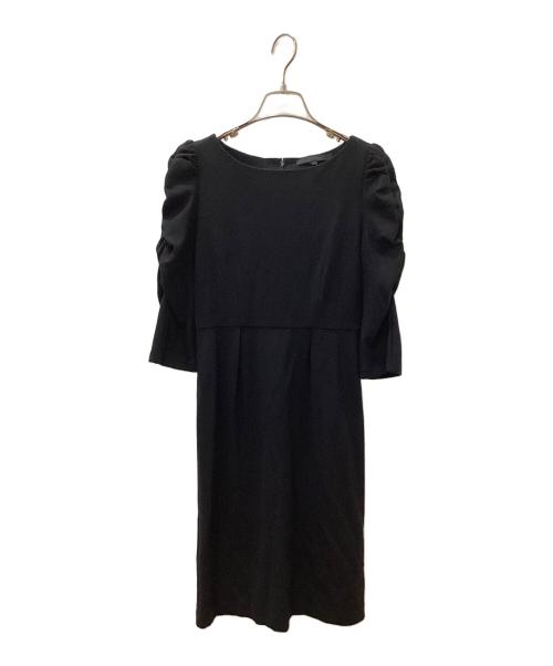 ANAYI（アナイ）ANAYI (アナイ) ニットワンピース ブラック サイズ:36の古着・服飾アイテム