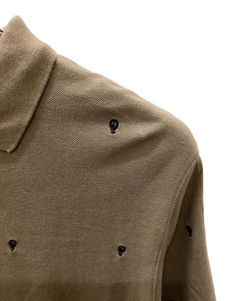stussy（ステューシー）stussy (ステューシー) ポロシャツ ブラウン サイズ:表記無しの古着・服飾アイテム