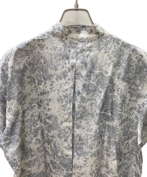 Christian Dior（クリスチャン ディオール）Christian Dior (クリスチャン ディオール) 半袖ブラウス グレー サイズ:Lの古着・服飾アイテム