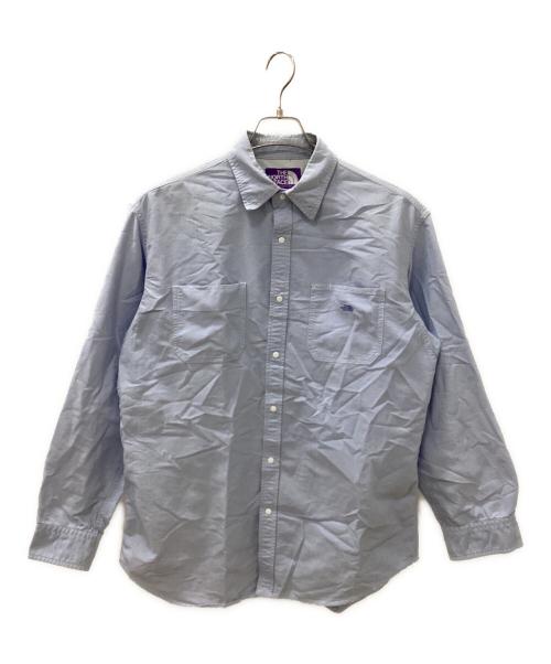THE NORTHFACE PURPLELABEL（ザ・ノースフェイス パープルレーベル）THE NORTHFACE PURPLELABEL (ザ・ノースフェイス パープルレーベル) 長袖シャツ ブルー サイズ:Mの古着・服飾アイテム